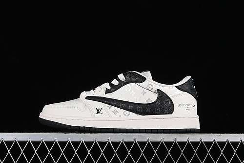 【360】[LX1988-600]-[TRAVIS SCOTT X FRAGMENT DESIGN X AIR JORDAN 1 LOW OG SP BLACK/WHITE]-[36-45]