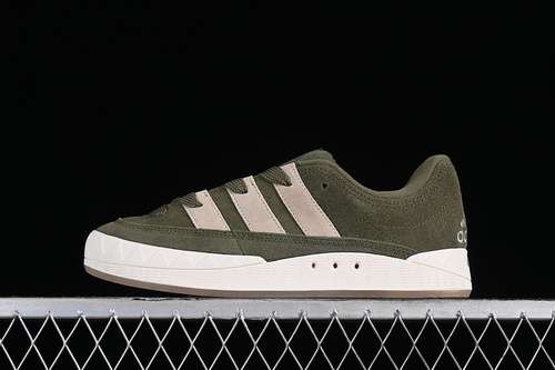 【260】[IE9864]-[HUMAN MADE ADIMATIC OLIVE STRATA/WONDER BEIGE/OFF WHITE]-[WOMAN:36-39]-[MAN:40-44]
