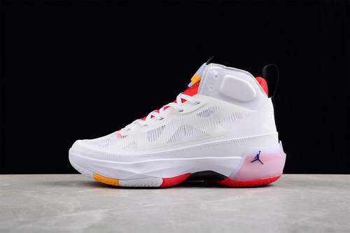 【390】[DD6959-160]-[AIR JORDAN 37 PF HARE WHITE/TRUE RED/LIGHT SILVER]-[MAN:39-46]