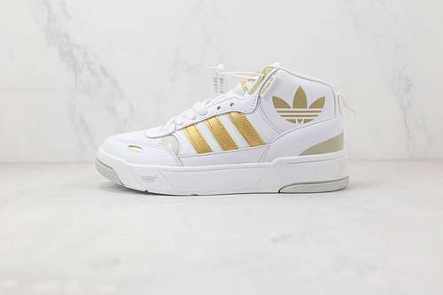 【280】[H00220]-[POST UP SHOES FOOTWEAR WHITE/GOLD METALLIC/GREY ONE]-[WOMAN:36-39]-[MAN:40-45]