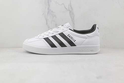 【300】[AD ORIGINALS X GU*CCI GAZELLE WHITE/WHITE/BLACK]-[WOMAN:36-39]-[MAN:40-45]