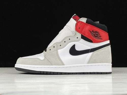 【550】[555088-126]-[AIR JORDAN 1 RETRO HIGH OG WHITE/BLACK-LIGHT SMOKE GREY]-[MAN:40.5-46]