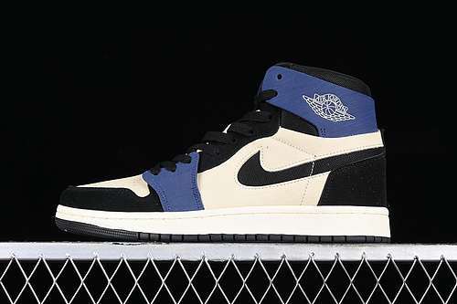 【350】[DV1305-104]-[AIR JORDAN 1 ZOOM CMFT GREY/BLACK/BLUE]-[WOMAN:36-39]-[MAN:40-46]