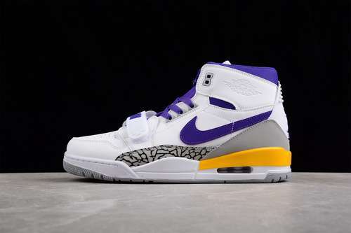 【380】[AV3922-157]-[AIR JORDAN LEGACY 312 LAKERS WHITE/FIELD PURPLE-AMARILLO]-[WOMAN:36-46]