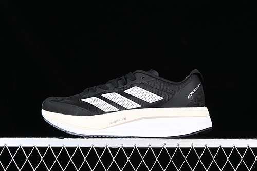 【280】[GX6651]-[ADIDAS ADIZERO BOSTON 11 WHITE/BLACK]-[WOMAN:36-39]-[MAN:40-45]