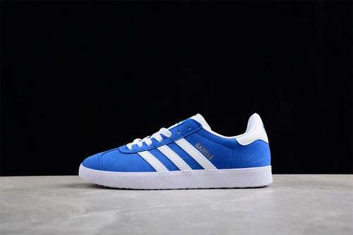【220】[GX2207]-[ADIDAS GAZELLE BLUE/CLOUD WHITE/GOLD METALLIC]-[WOMAN:36-39]-[MAN:40-45]