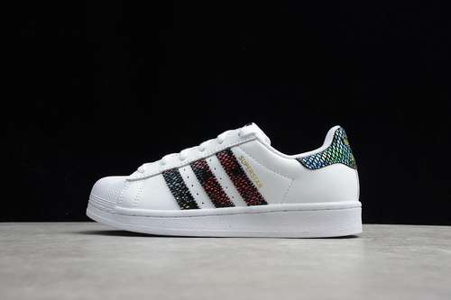 【280】[FW3692]-[SUPERSTAR SHOES CLOUD WHITE/MULTI-COLOR]-[WOMAN:36-39]
