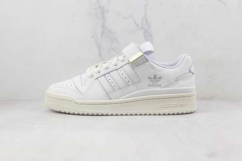 【300】[HP5551]-[FORUM 84 LOW SHOES CLOUD WHITE/CLOUD WHITE/GREY]-[WOMAN:36-39]-[MAN:40-45]