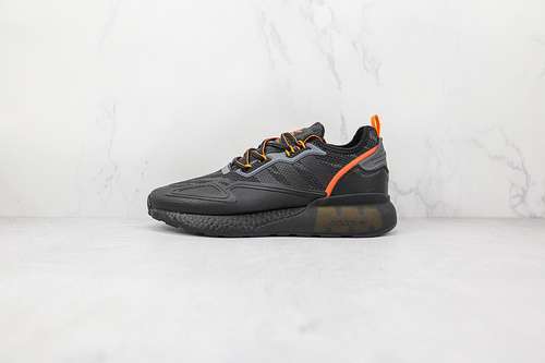 【320】[GY3547]-[ZX 2K BOOST SHOES CORE BLACK/CORE BLACK/TRUE ORANGE]-[MAN:39-45]