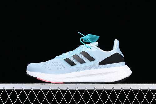 【280】[HQ1459]-[ADIDAS PUREBOOST 22 ALMOST BLUE/BLACK]-[WOMAN:36-40]