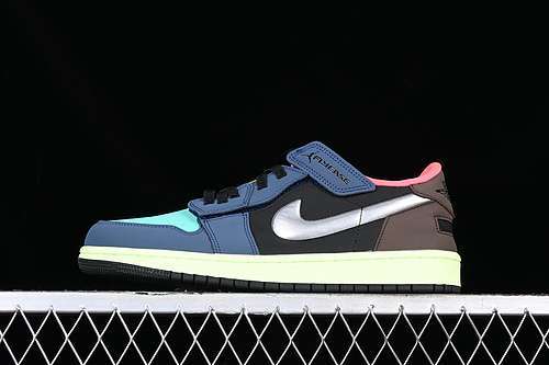 【320】[DM1206-201]-[AIR JORDAN 1 LOW FLYEASE BIO HACK SILVER/GREEN/BROWN/BLACK/BLUE]-[36-46]