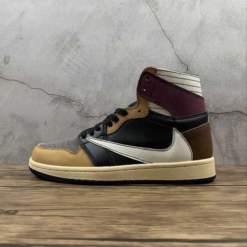【380】[CD4487-101]-[TRAVIS SCOTT X AIR JORDAN 1 HIGH WHITE/ORANGE/BROWN]-[WOMAN:36-39]-[MAN:40-46]
