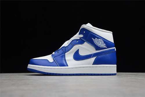 【340】[BQ6472-104]-[CJ AIR JORDAN 1 MID KENTUCKY BLUE WHITE/HYPER ROYAL/WHITE]-[UNSIEX:35.5-45]