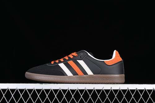 【230】[FW5386]-[ADIDAS SAMBA VEGAN WHITE/ORANGE/BLACK]-[WOMAN:35-39]-[MAN:40-45]