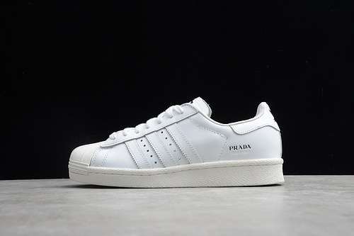 【340】[FW6683]-[PRA*DA X SUPERSTAR SHOES CLOUD WHITE/CLOUD WHITE]-[WOMAN:36-39]-[MAN:40-45]