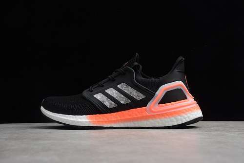 【280】[EG0756]-[ULTRABOOST 20 SHOES CORE BLACK/CLOUD WHITE/SIGNAL CORAL]-[UNISEX:36-45]