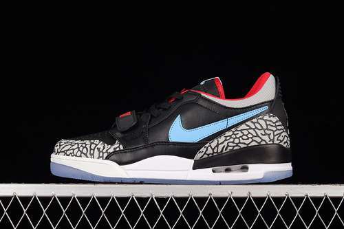 【320】[CD7069-004]-[JORDAN LEGACY 312 LOW CHICAGO FLAG BLACK/VALOUR BLUE/UNIVERSITY RED/WOLF GREY]