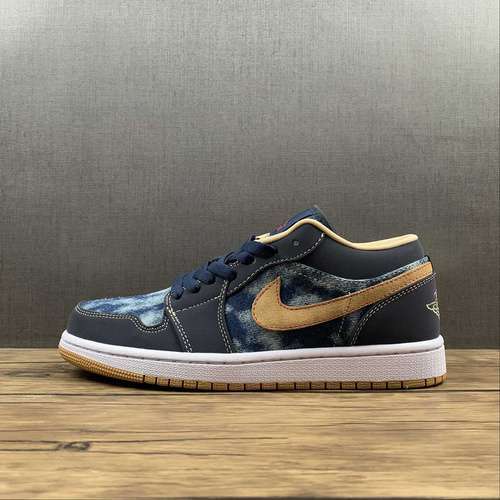 【280】[DH1259-400]-[AIR JORDAN 1 LOW SE DENIM MIDNIGHT NAVY/MUSLIN]-[WOMAN:36-39]-[MAN:40-46]