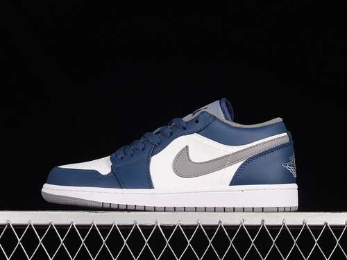 【280】[553558-412]-[AIR JORDAN 1 LOW TRUE BLUE/CEMENT GREY-WHITE]-[WOMAN:36-39]-[MAN:40-46]