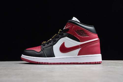 【380】[CZ4385-016]-[AIR JORDAN 1 MID 35TH ANNIVERSARY LIMITED BLACK/WINE RED]-[UNISEX:36-45]
