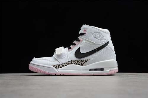 【340】[AT4040-106]-[JORDAN LEGACY 312 GS WHITE/BLACK-PINK FOAM]-[MAN:40-45]