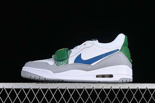 【280】[CD9054-140]-[AIR JORDAN LEGACY AJ312 LOW WHITE/GREY/BLUE/GREEN]-[WOMAN:36-39]-[MAN:40-46]
