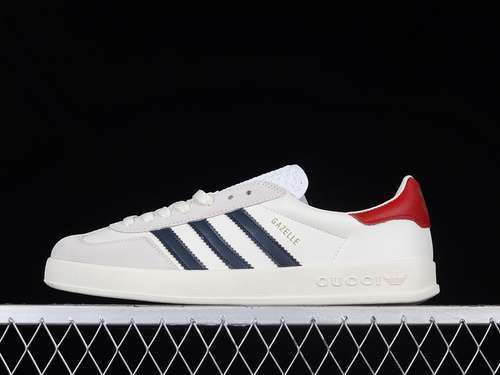 【250】[A02264C]-[GAZELLE X GU*CCI SHOES CLOUD WHITE/CORE BLACK/RED-GOLD]-[WOMAN:36-39]-[MAN:40-45]