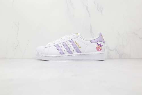 【250】[GZ8143]-[SUPERSTAR SHOES CLOUD WHITE/PURPLE TINT/MATTE GOLD]-[WOMAN:36-39]-[MAN:40-44]