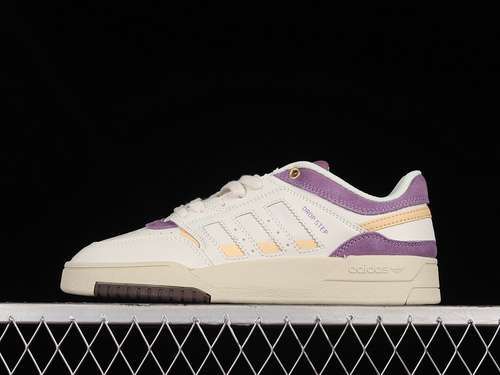 【250】[GW9736]-[ｄｒｏｐ STEP XL LOW SHOES CLOUD WHITE/PURPLE/YELLOW]-[WOMAN:36-39]-[MAN:40-45]
