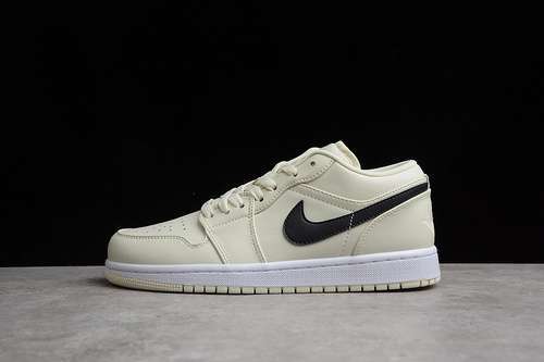 【320】[DC0774-121]-[AIR JORDAN 1 LOW COCONUT MILK/BLACK/WHITE]-[WOMAN:36-39]-[MAN:40-46]