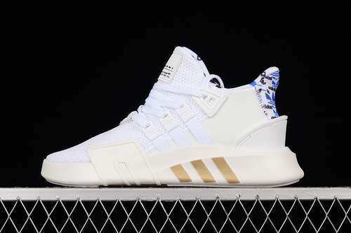 【280】[F33856]-[EQT BASK ADV SHOES CLOUD WHITE/BLUE/GOLD]-[WOMAN:36-39]-[MAN:40-45]