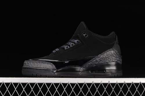 【380】[136064-002]-[AIR JORDAN 3 RETRO BLACK CAT BLACK/DARK CHARCOAL-BLACK]-[WOMAN:36-39]-[MAN:40-46]