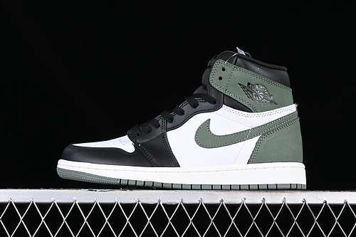 【360】[555088-135]-[AIR JORDAN 1 RETRO HIGH CLAY GREEN WHITE/BLACK/GREEN]-[WOMAN:36-39]-[MAN:40-47.5]
