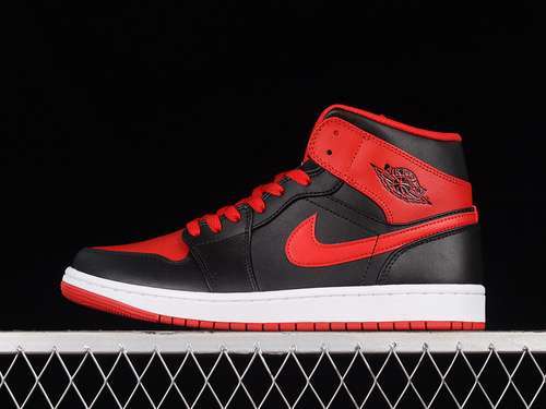 【320】[DQ8426-060]-[AIR JORDAN 1 MID ALTERNATE BRED BLACK/FIRE RED/WHITE]-[MAN:40-46]