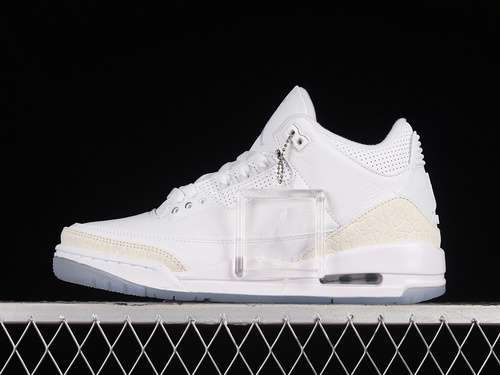 【360】[136064-111]-[AIR JORDAN 3 RETRO PURE MONEY WHITE/WHITE-WHITE]-[MAN:40-47.5]