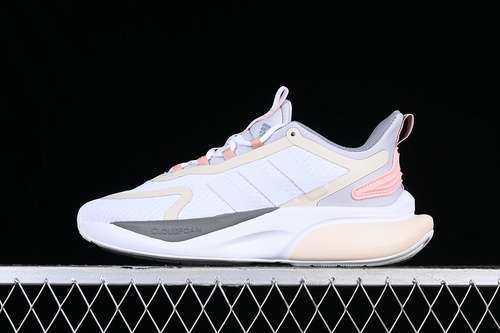 【280】[HP6147]-[ADIDAS ALPHABOUNCE WHITE PEACH/CLOUD WHITE/ZERO METALLIC/GREY THREE]-[UNISEX:36-45]