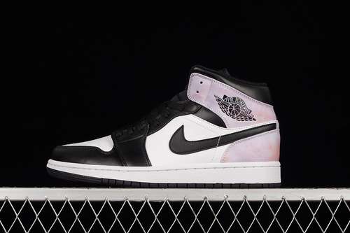 【320】[DM6216-001]-[AIR JORDAN 1 MID SE GS ZEN MASTER BLACK/WHITE/AMETHYST WAVE/BLEACHED CORAL]