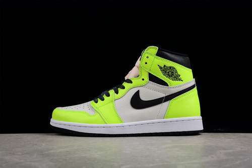 【500】[555088-702]-[AIR JORDAN 1 RETRO HIGH OG VISIONAIRE VOLT/BLACK/SAIL]-[MAN:40-46]