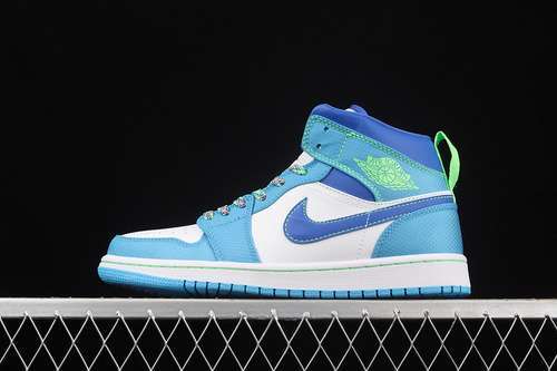 【320】[DA8010-400]-[AIR JORDAN 1 MID SE GS SPRITE DARK POWDER BLUE/RACER BLUE/GREEN STRIKE]