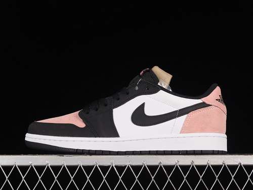 【450】[CZ0790-061]-[CY AIR JORDAN 1 RETRO LOW OG BLACK/BLEACHED CORAL/WHITE/GREY FOG]-[MAN:40-47.5]