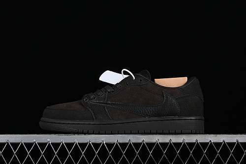 【340】[DM7866-202]-[TRAVIS SCOTT X AIR JORDAN 1 LOW OG DARK MOCHA/BLACK/VELVET BROWN]-[36-47.5]