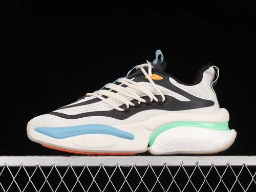 【280】[HP6613]-[ALPHABOOST V1 SHOES CHALK WHITE/PULSE MINT/SCREAMING ORANGE]-[MAN:39-45]