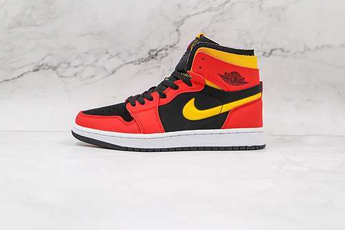 【400】[CT0978-006]-[AIR JORDAN 1 HIGH ZOOM COMFORT BLACK/CHILE RED/WHITE/UNIVERSITY GOLD]