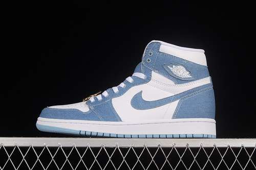 【360】[DM9036-104]-[AIR JORDAN 1 HIGH OG DENIM WHITE/WHITE/BLUE]-[WOMAN:36-39]-[MAN:40-47.5]