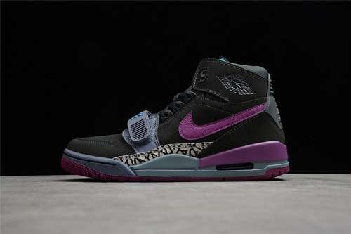 【340】[AV3922-005]-[JORDAN LEGACY 312 DARK GREY/ANTHRACITE/BOLD BERRY]-[MAN:40-45]