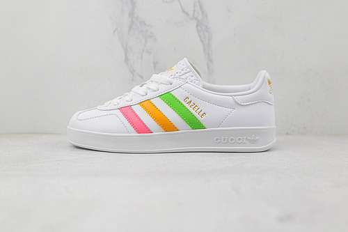 【300】[AD ORIGINALS X GU*CCI GAZELLE WHITE/GREEN/PINK/ORANGE]-[WOMAN:36-39]-[MAN:40-45]