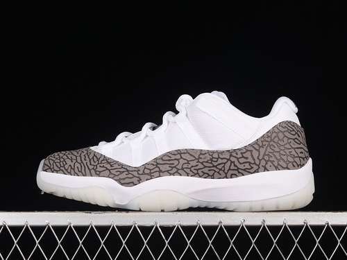 【420】[AV2187-140]-[AIR JORDAN 11 RETRO LOW WHITE/UNIVERSITY BLUE/CEMENT GREY]-[MAN:40-47.5]