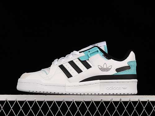 【340】[GZ5390]-[FORUM EXHIBIT LOW CLOUD WHITE/CORE BLACK/PULSE AQUA]-[WOMAN:36-39]-[MAN:40-45]