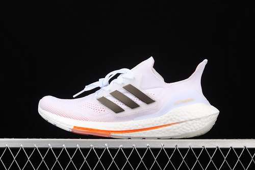 【320】[S23840]-[ULTRABOOST 21 SHOES CLOUD WHITE/CORE BLACK/SOLAR RED]-[WOMAN:36-39]-[MAN:40-45]