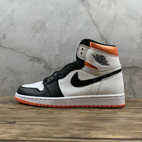 【450】[555088-180]-[AIR JORDAN 1 RETRO HIGH OG ELECTRO ORANGE WHITE/ELECTRO ORANGE/BLACK]
